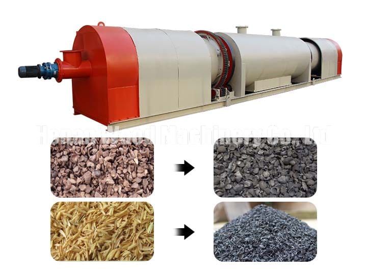 Continuous Carbonization Furnace | Sawdust Charcoal Making Machine