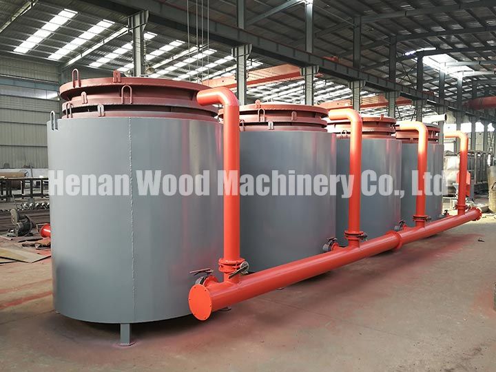 Hoist-carnonization-furnaces-in-our-factory