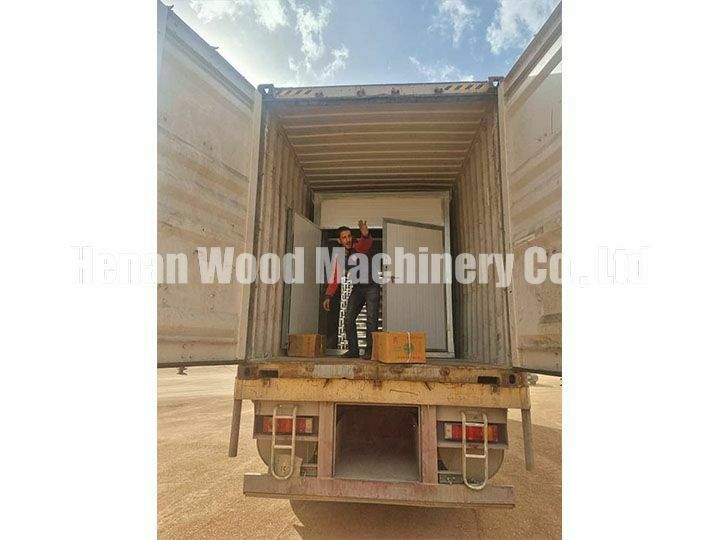 Charcoal dryer with daily output of 3 tons shipped to Libya