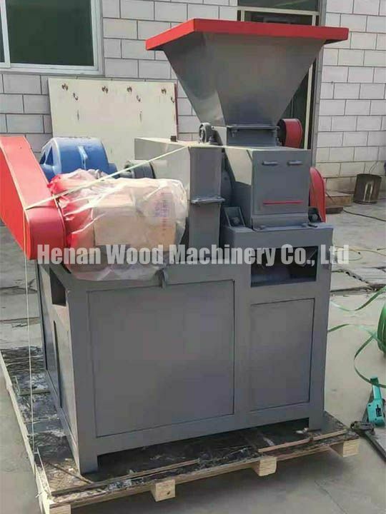 Compressed charcoal briquette machine shipped to Indonesia
