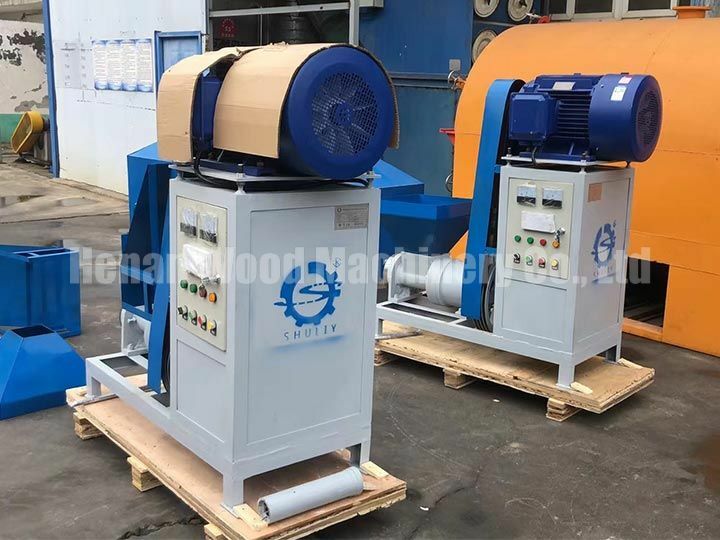 Biomass briquette machine shipped to nigeria1